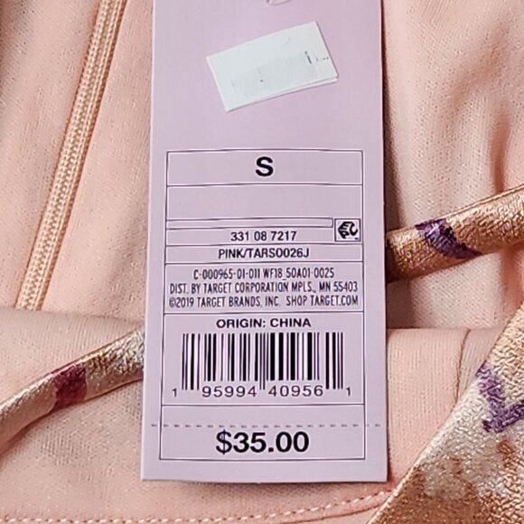 Wild Fable Slip Dress Womens S Floral Pink Short Sleeveless Square Neck Straps - Picture 4 of 16